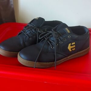 Etnies Semenuk Pro Black/Gum Size 13 Skate Shoes